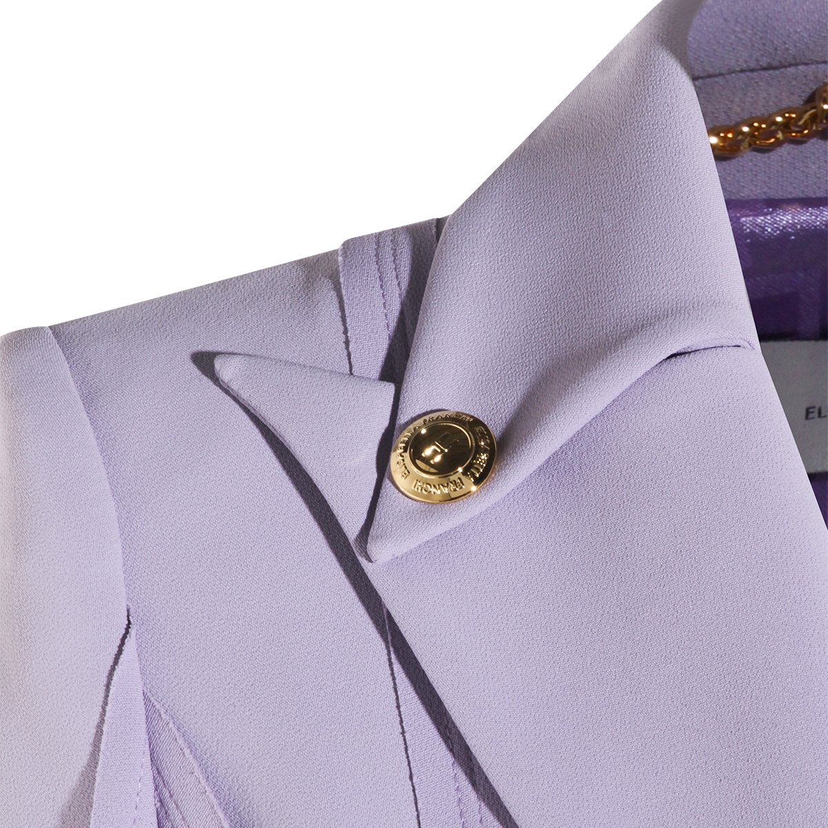 Elisabetta Franchi Tailored Lilac Jacket Paars