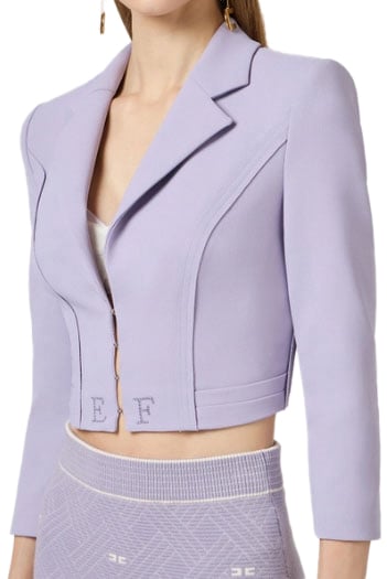 Elisabetta Franchi Jackets Lilac Paars