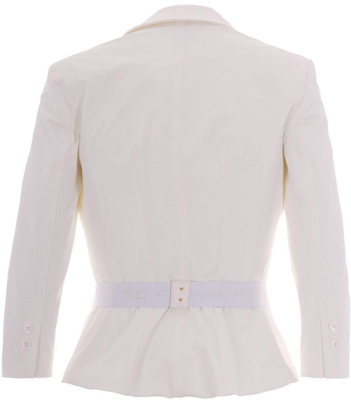 Elisabetta Franchi Jackets Ivory Wit