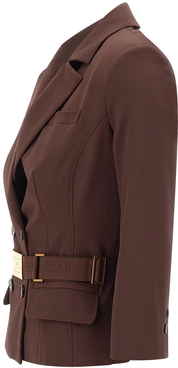 Elisabetta Franchi Jackets Brown Bruin