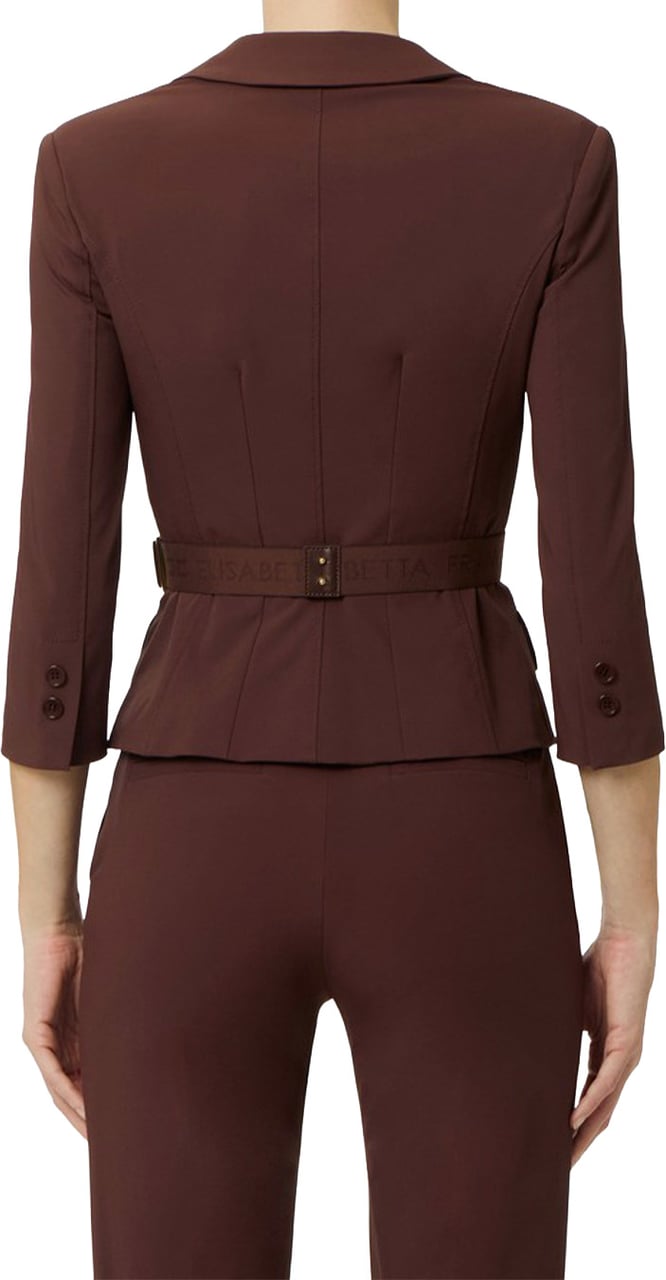 Elisabetta Franchi Blazers Brown Bruin