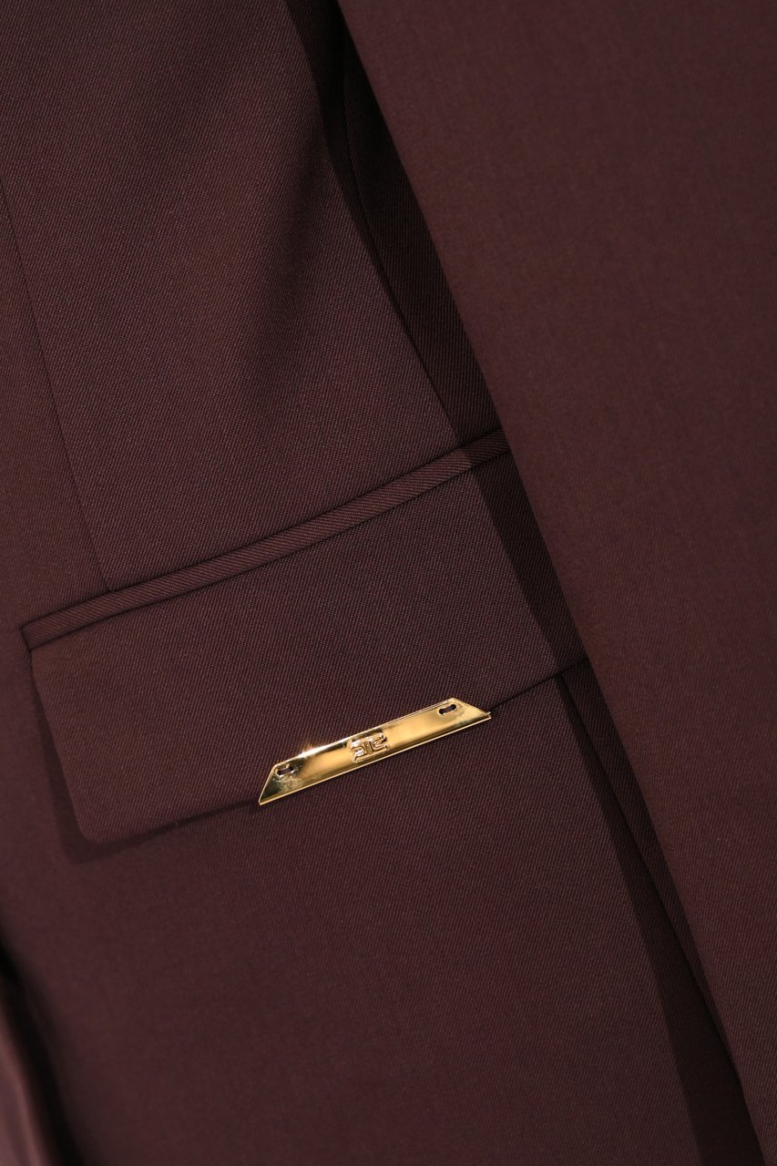 Elisabetta Franchi Jackets Brown Bruin