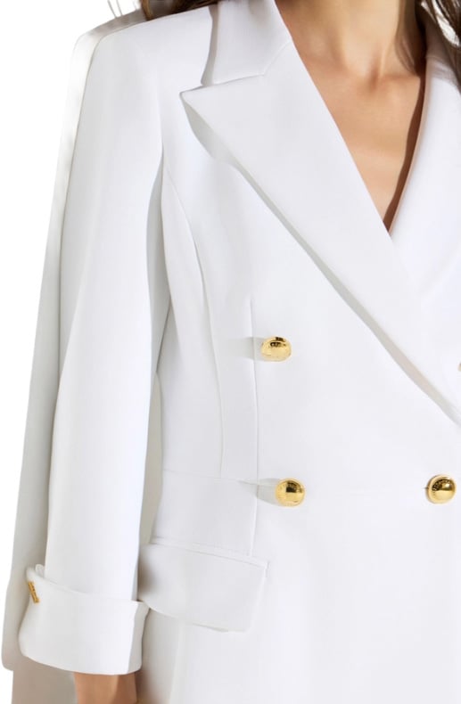 Elisabetta Franchi Jackets Avorio Wit