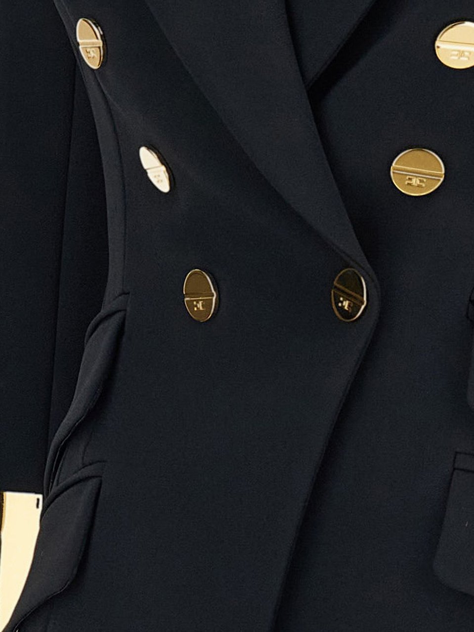 Elisabetta Franchi Jackets Black Zwart