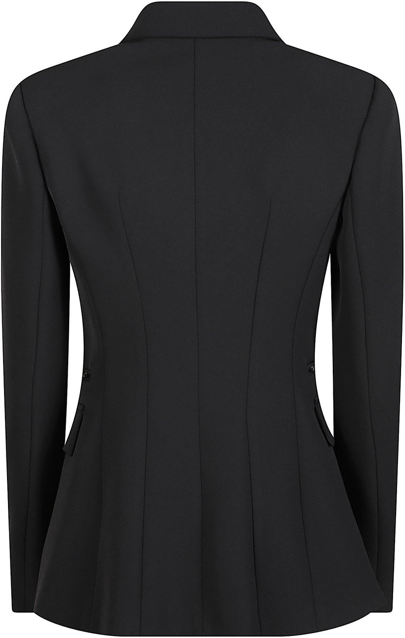 Elisabetta Franchi Essential Jacket Black Zwart
