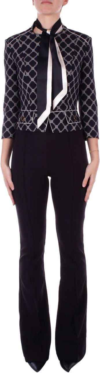 Elisabetta Franchi Jackets Nero Burro Zwart