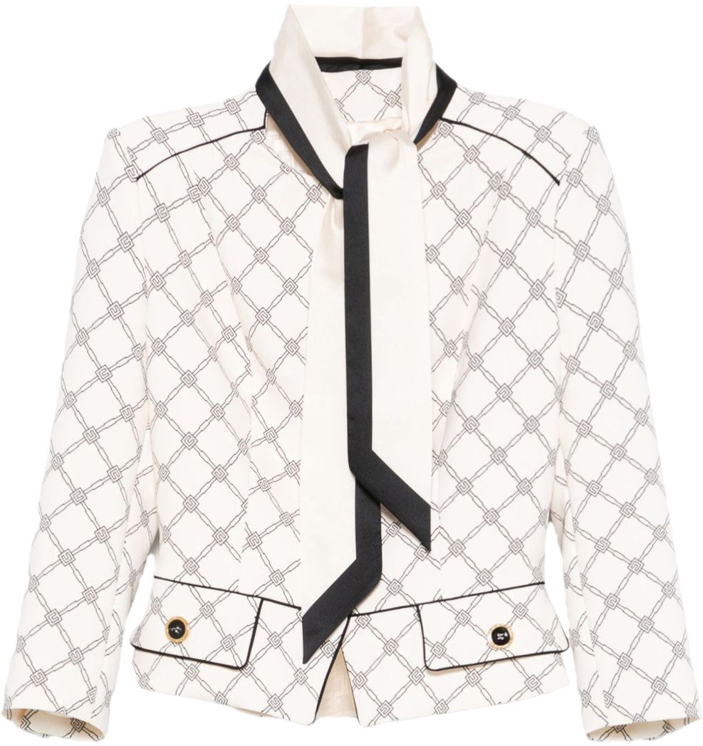 Elisabetta Franchi Jackets White Wit