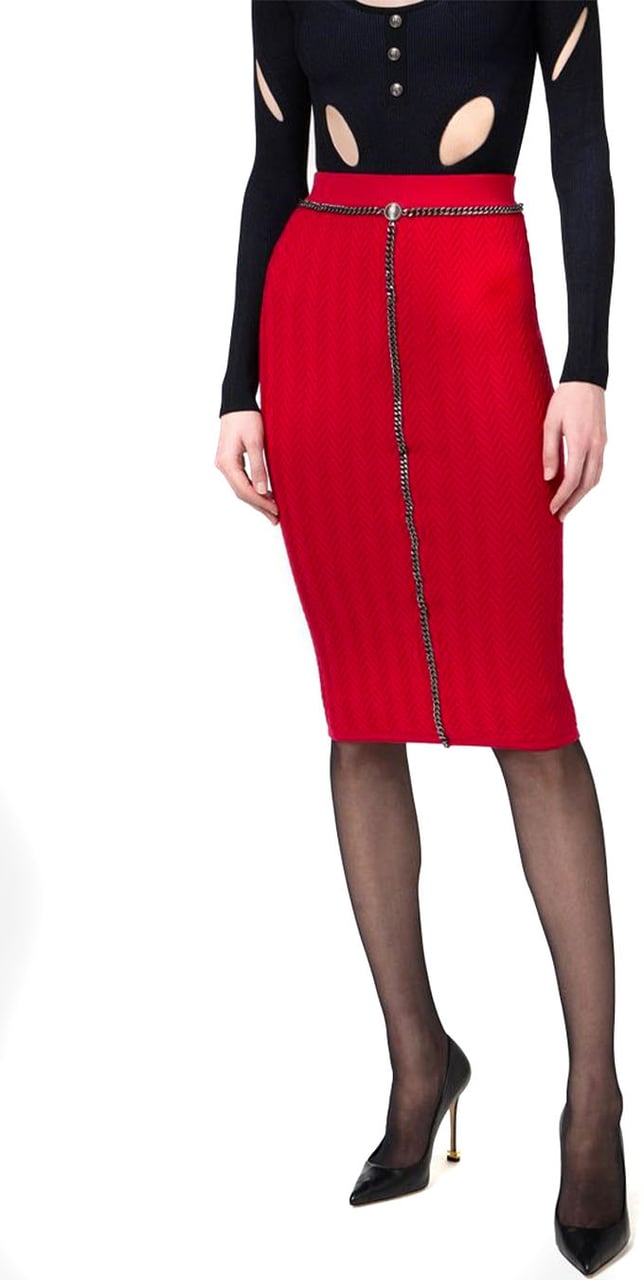 Elisabetta Franchi Skirts Red Rood