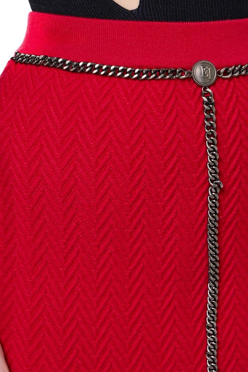 Elisabetta Franchi Skirts Red Rood