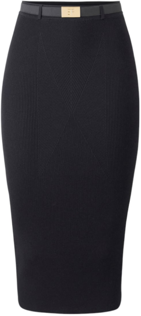 Elisabetta Franchi Skirts Black Zwart