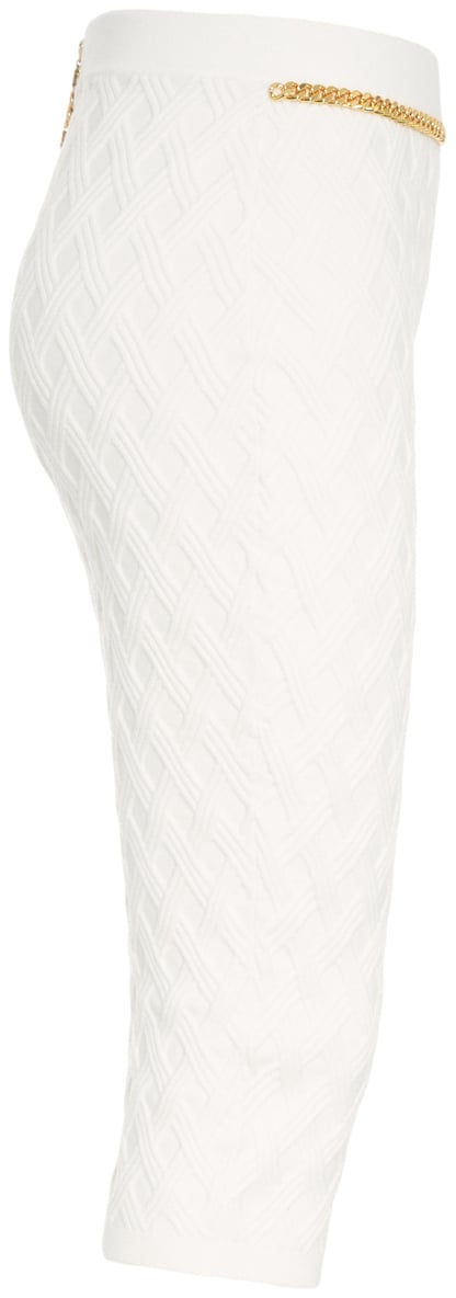 Elisabetta Franchi Gonna in maglia con dettaglio catena Wit