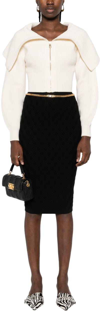 Elisabetta Franchi Skirts Black Zwart