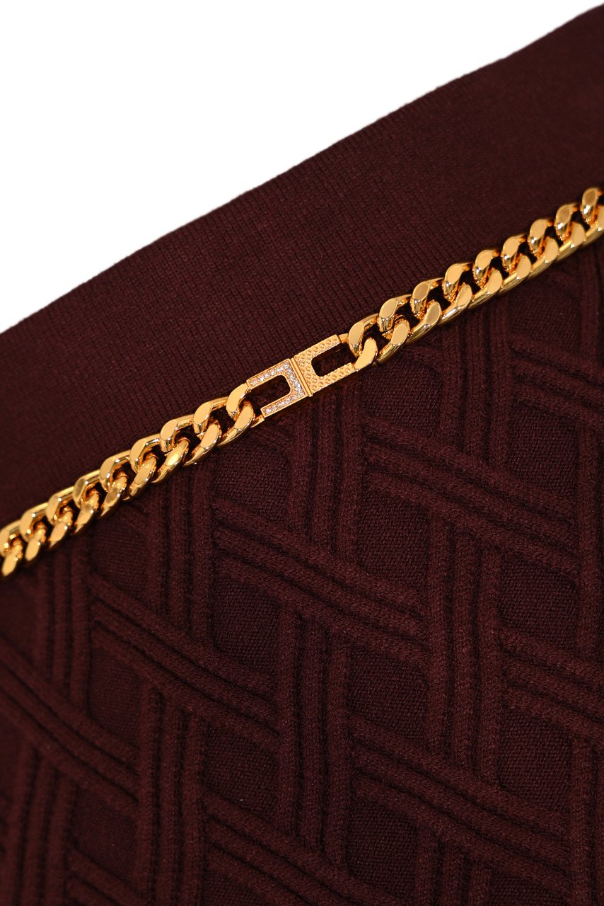 Elisabetta Franchi Skirts Merlot Rood