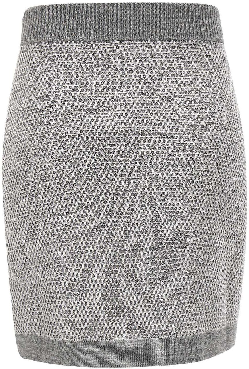 Elisabetta Franchi Skirts Grey Grijs