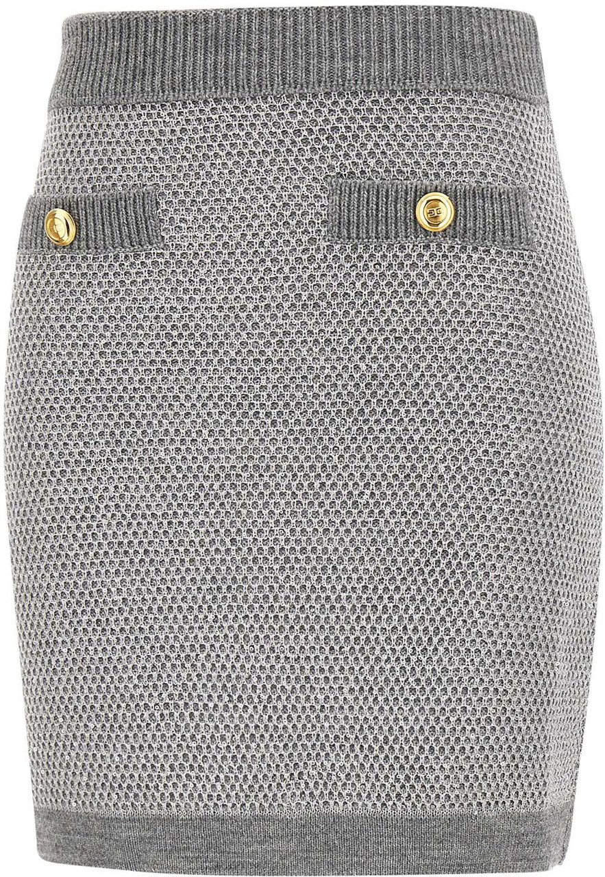 Elisabetta Franchi Skirts Grey Grijs