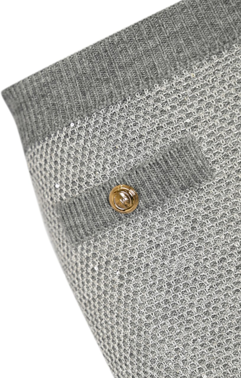 Elisabetta Franchi Skirts Grey Grijs