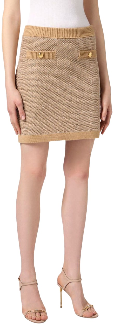 Elisabetta Franchi Skirts Beige Beige
