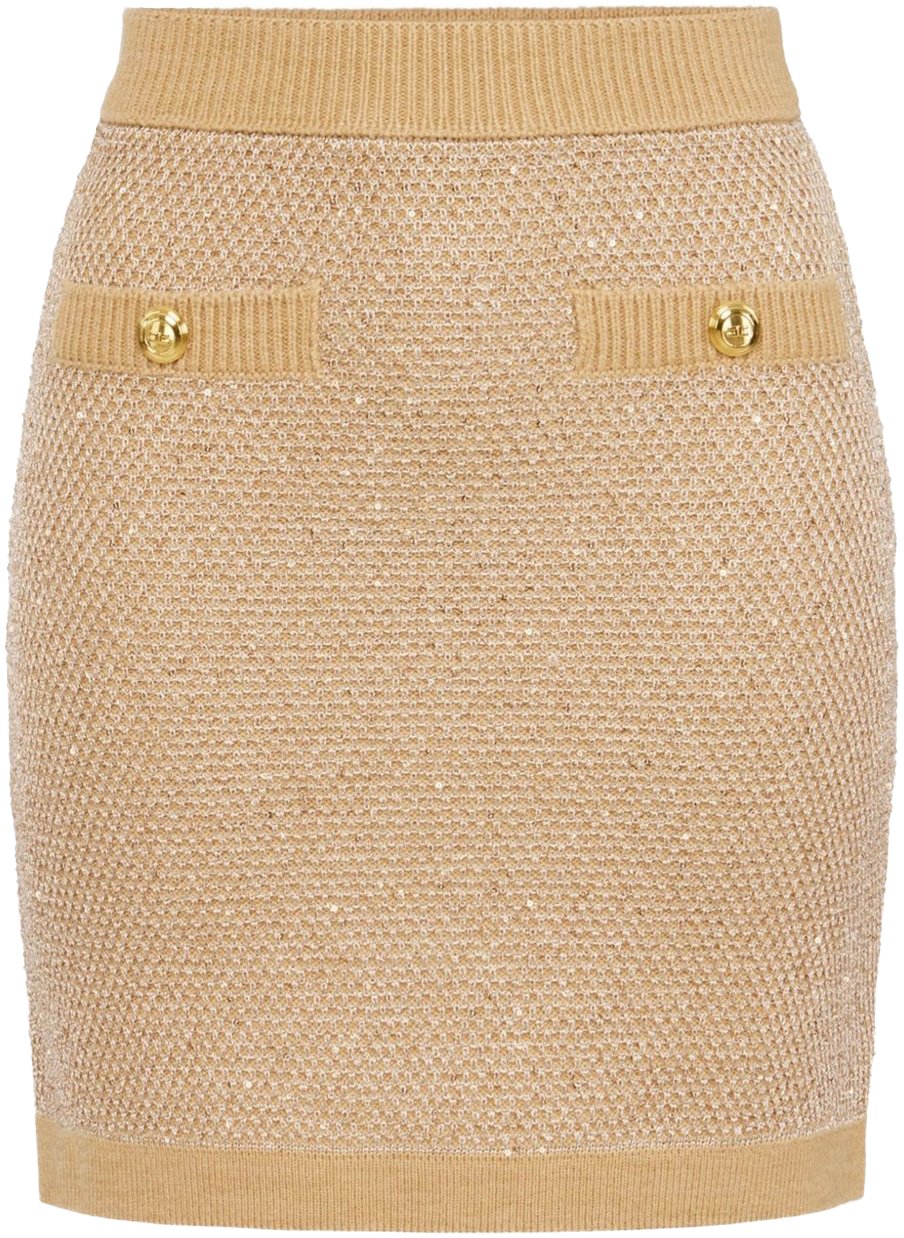 Elisabetta Franchi Skirts Beige Beige