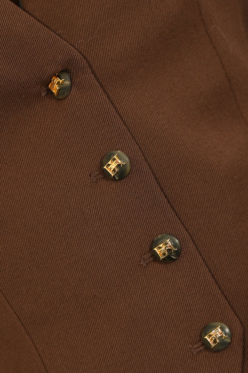 Elisabetta Franchi Jackets Coffee Bruin