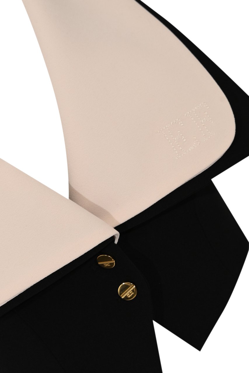 Elisabetta Franchi Jackets Neroburro Zwart