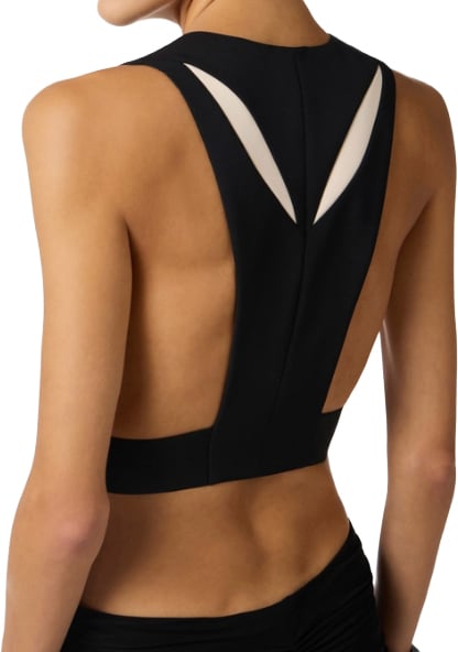 Elisabetta Franchi Jackets Nero/Burro Zwart