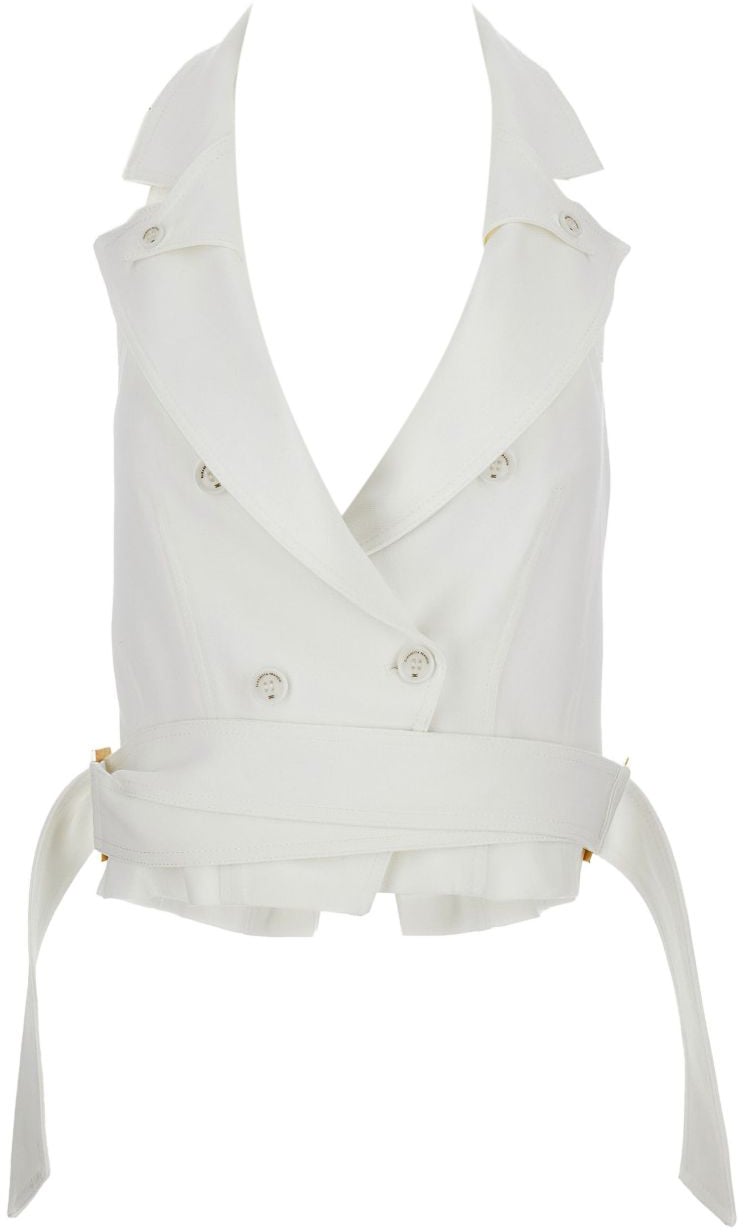 Elisabetta Franchi Sweaters Ivory Wit