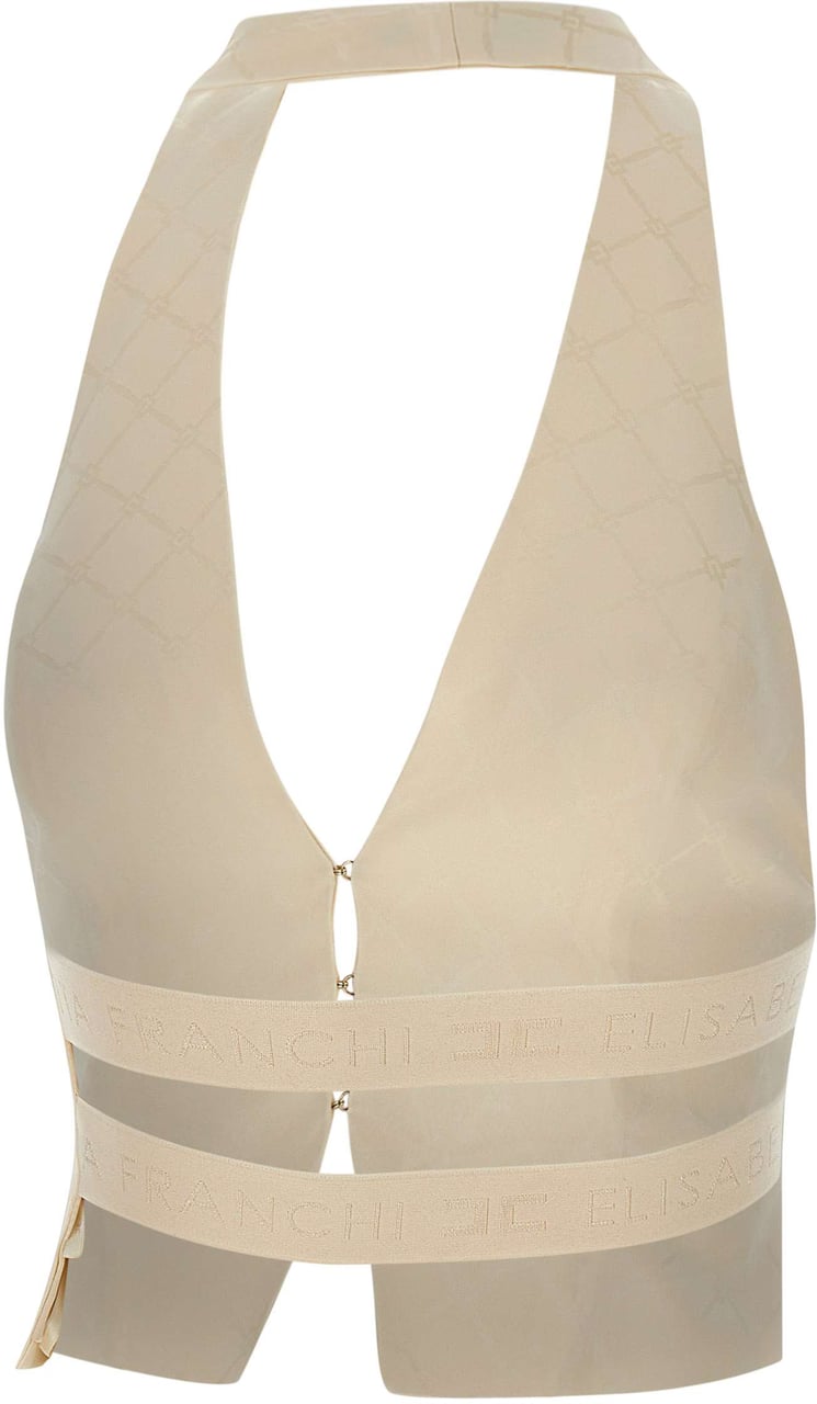 Elisabetta Franchi Top White Wit