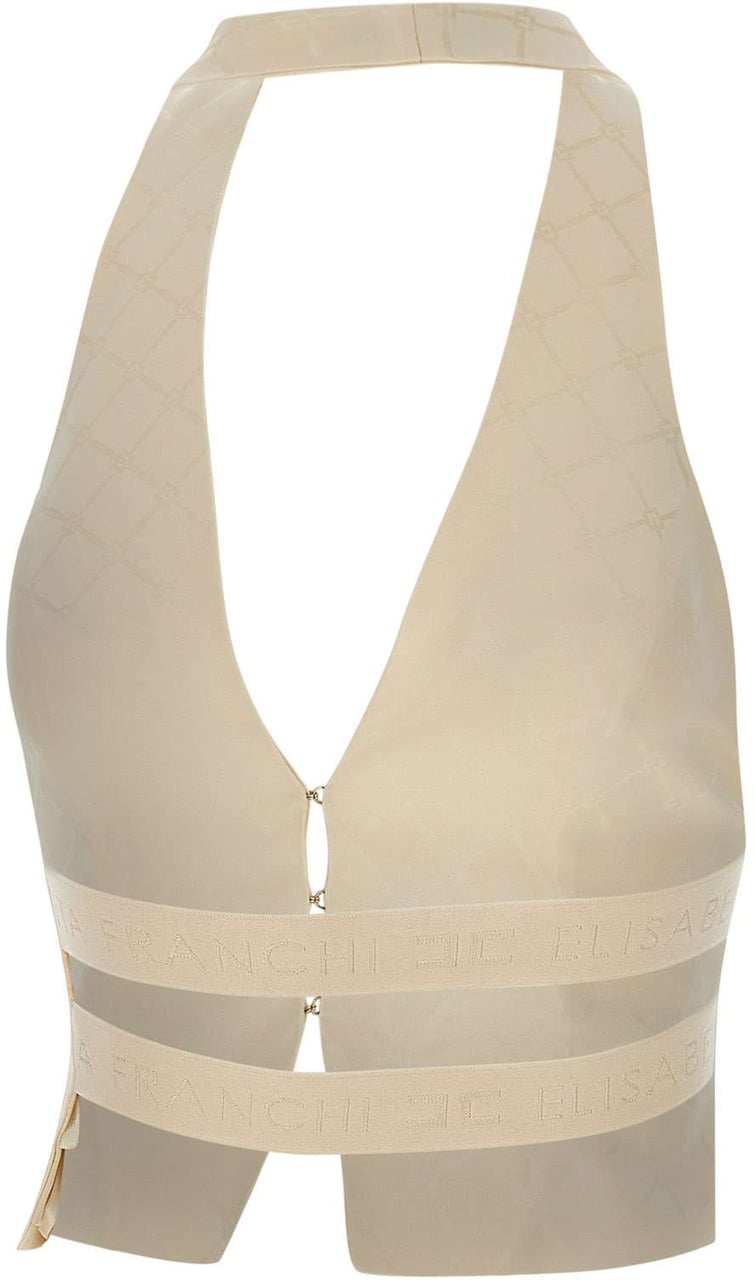 Elisabetta Franchi Top White Wit