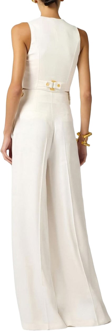 Elisabetta Franchi Waistcoats White Wit