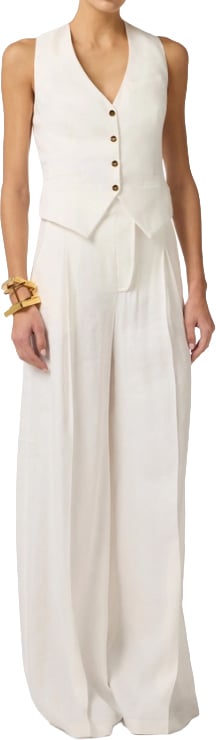 Elisabetta Franchi Jackets Ivory Wit
