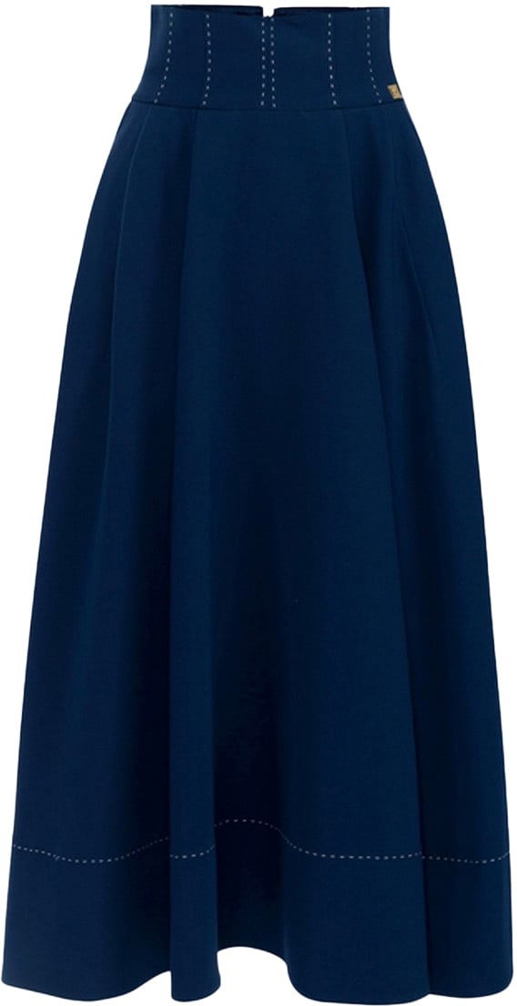 Elisabetta Franchi Skirts Blue Blauw