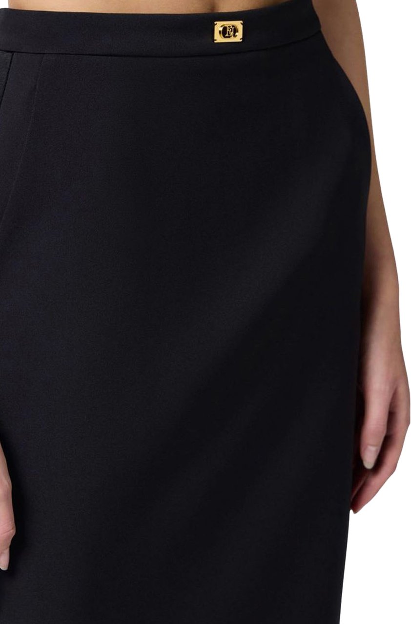 Elisabetta Franchi Skirts Black Zwart