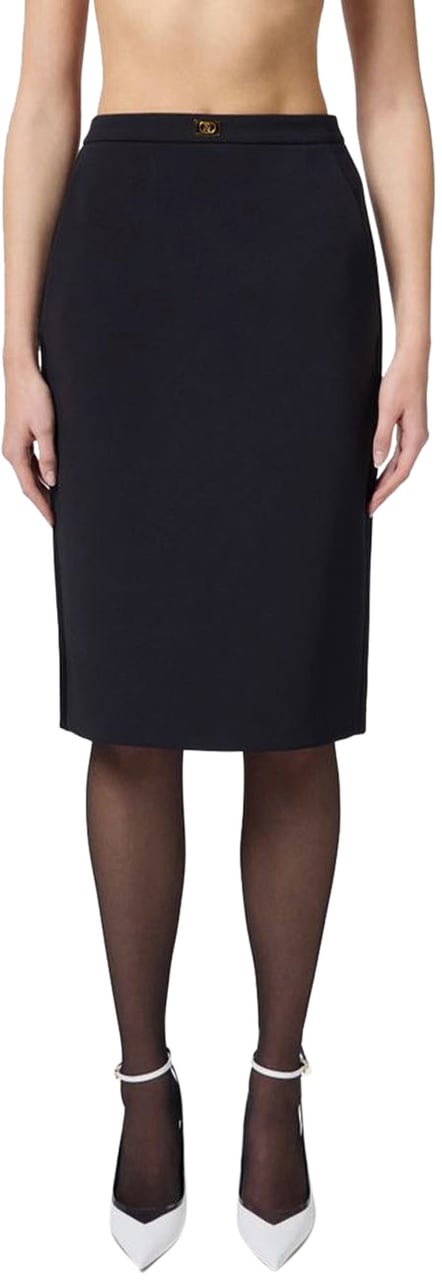 Elisabetta Franchi Skirts Black Zwart