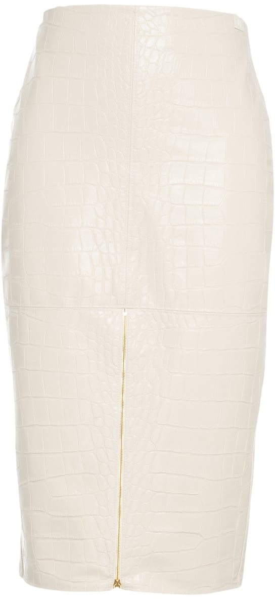Elisabetta Franchi Gonna a tubino con stampa coccodrillo Wit