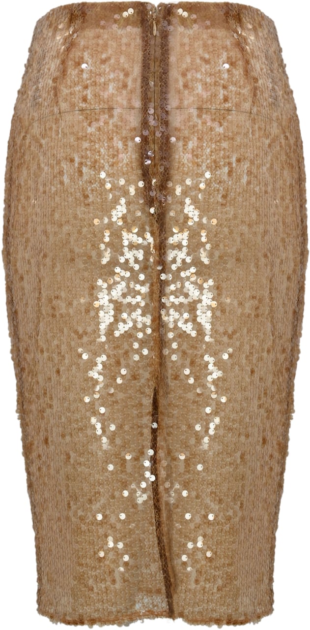 Elisabetta Franchi Skirts Honey Geel