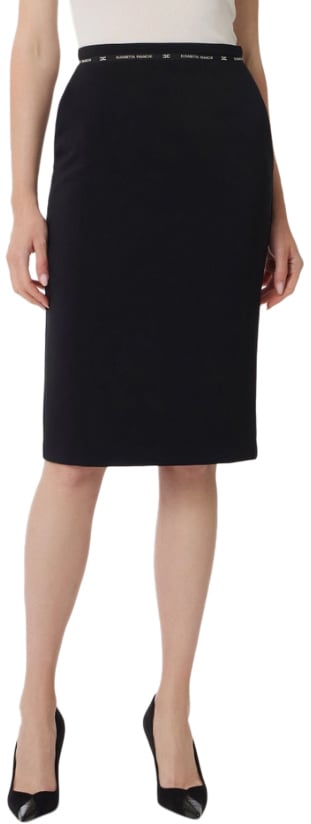 Elisabetta Franchi Skirts Black Zwart