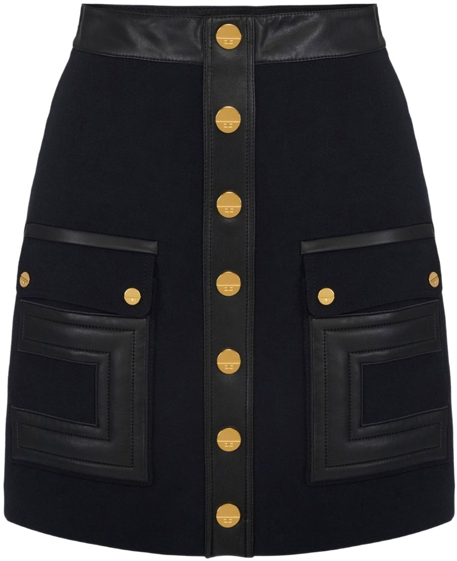 Elisabetta Franchi Skirts Black Zwart
