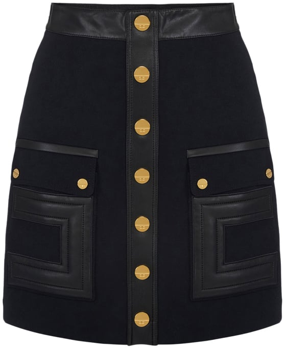 Elisabetta Franchi Skirts Black Zwart