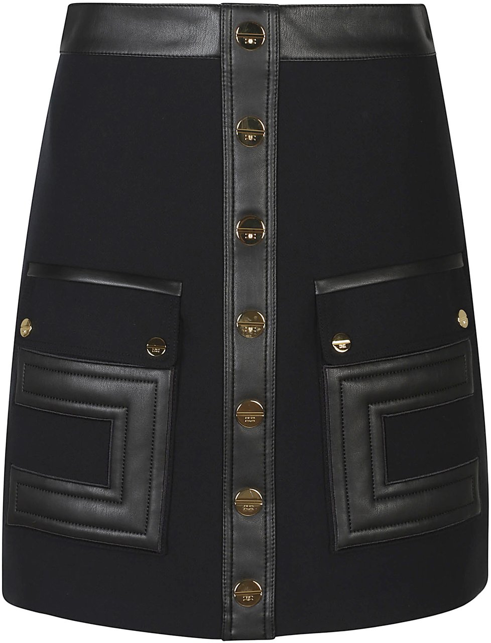 Elisabetta Franchi Skirt Black Zwart