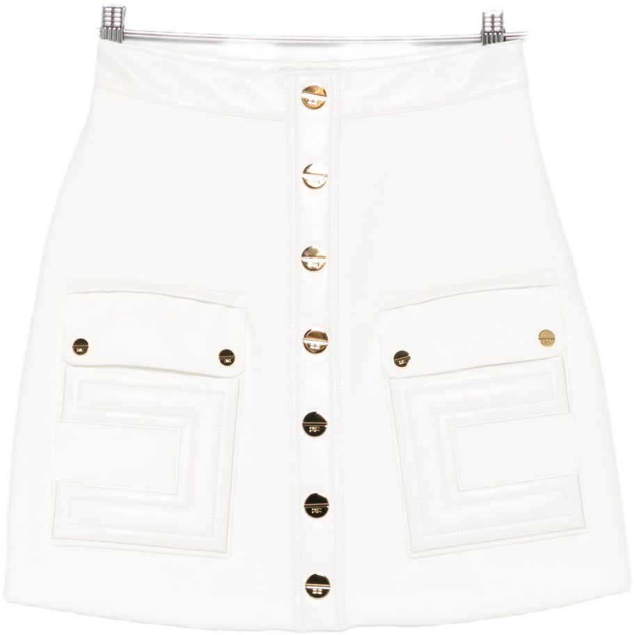 Elisabetta Franchi Skirts Ivory Wit