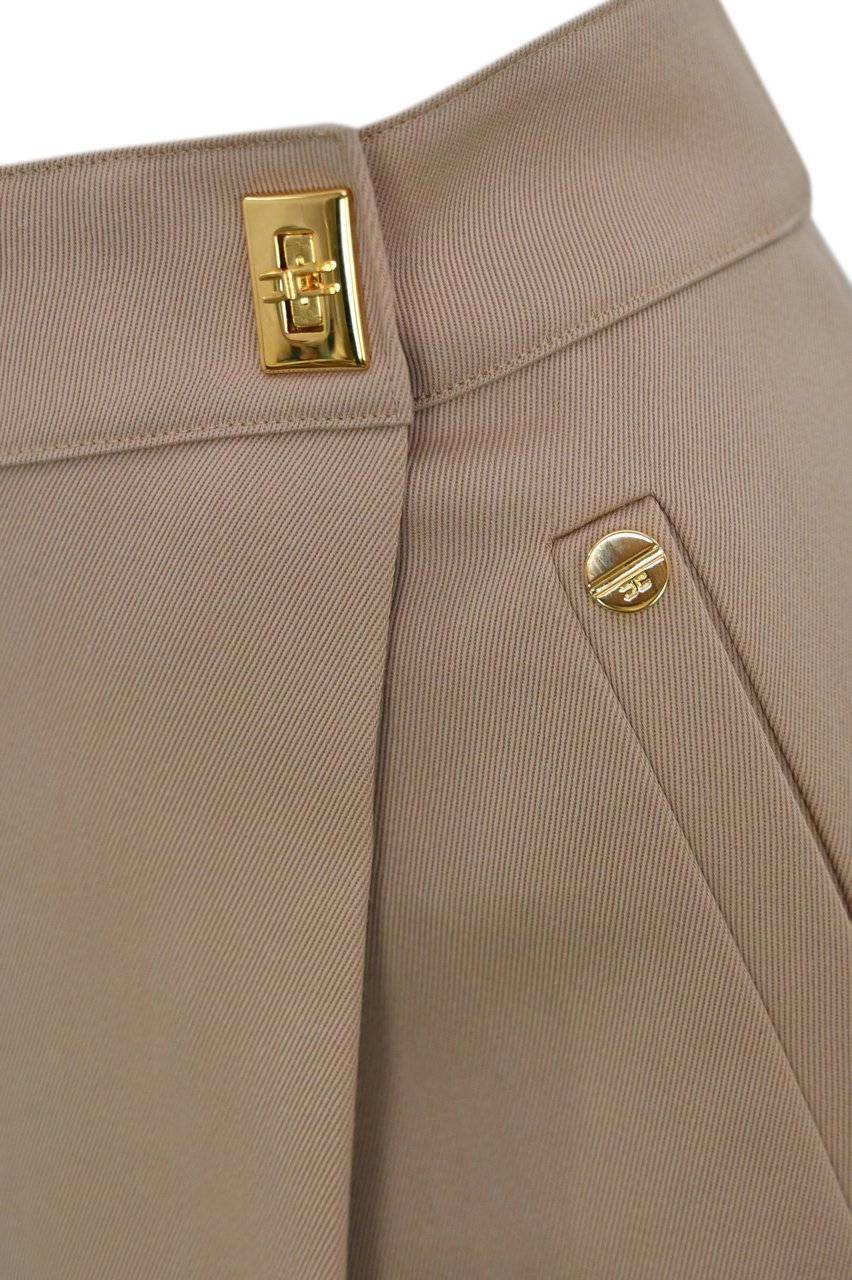 Elisabetta Franchi Skirts Honey Geel