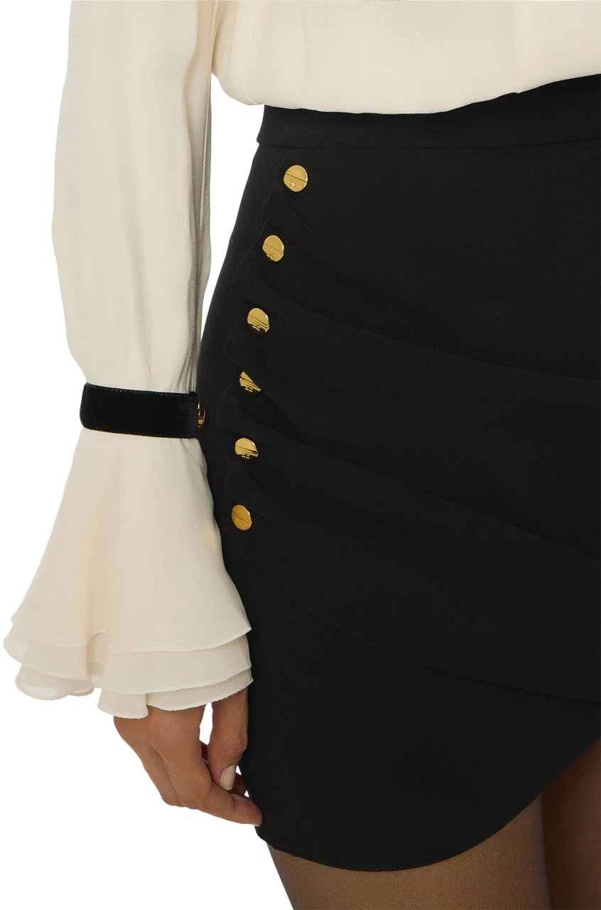 Elisabetta Franchi Skirts Black Zwart