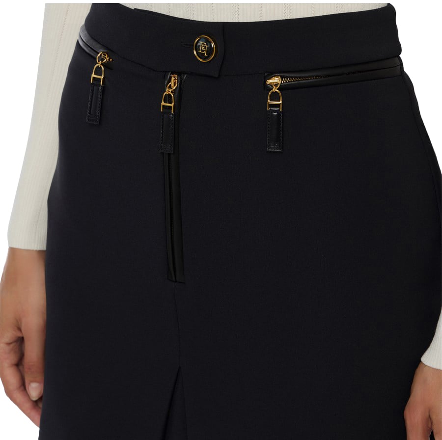Elisabetta Franchi Skirts Black Zwart