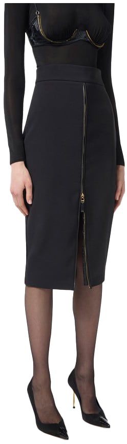 Elisabetta Franchi Skirts Black Zwart
