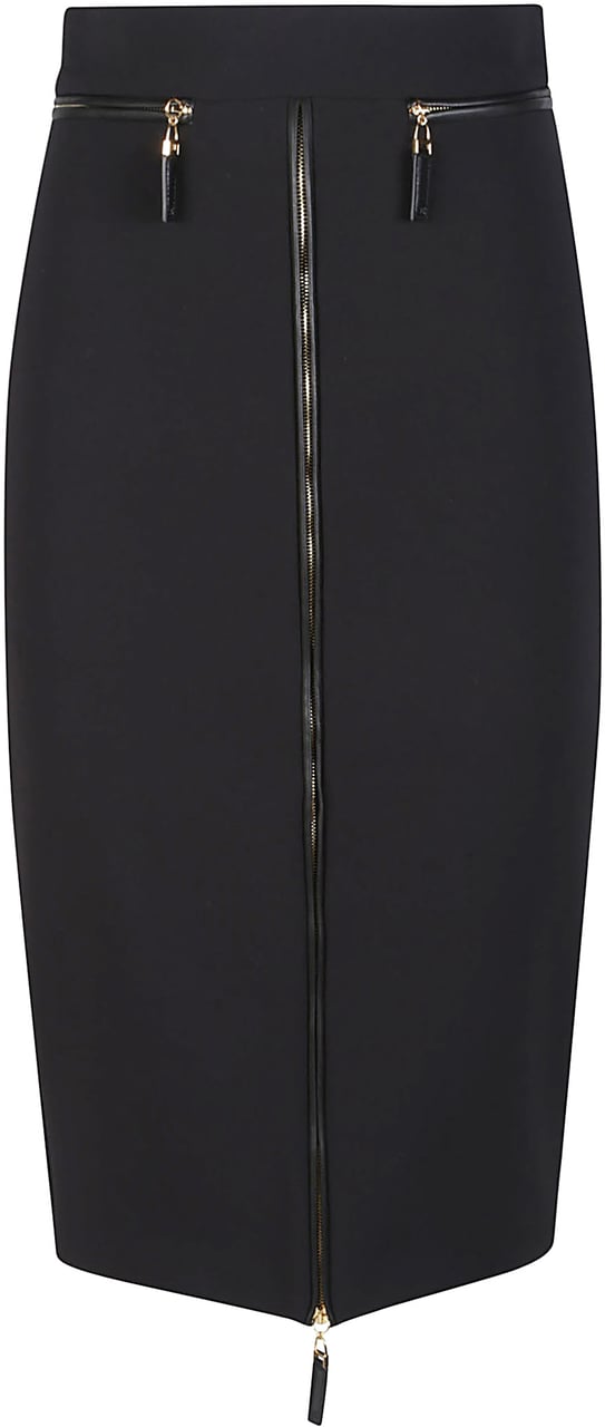 Elisabetta Franchi Skirt Black Zwart