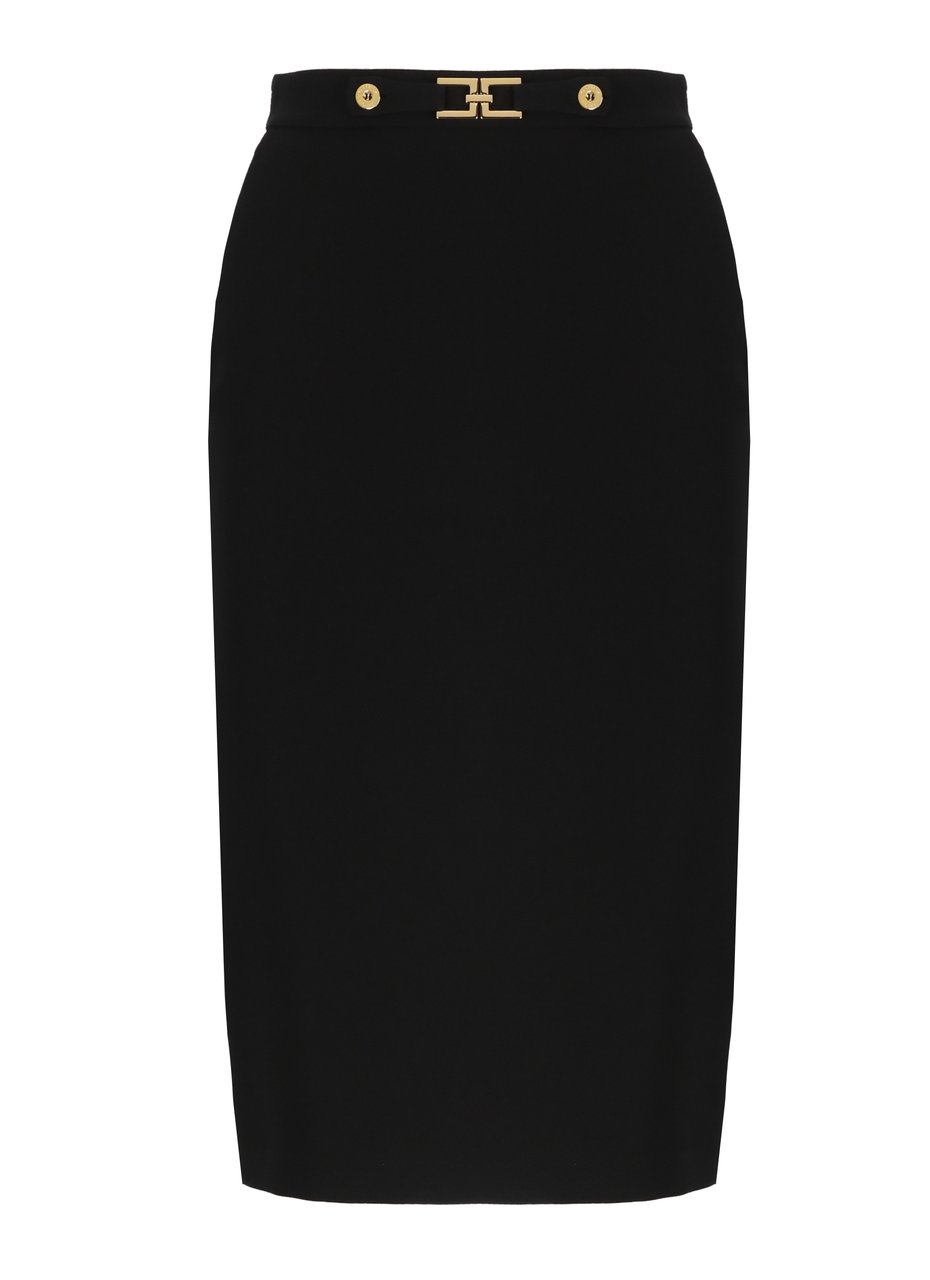 Elisabetta Franchi Skirts Black Zwart