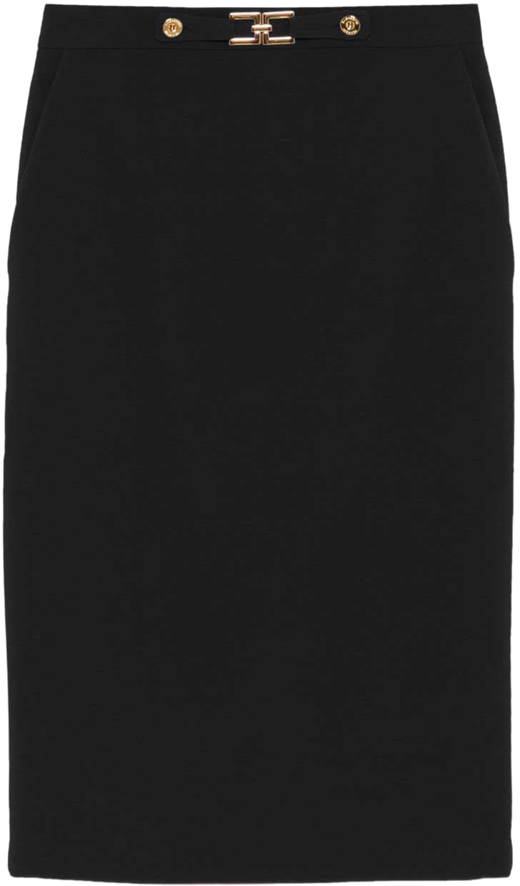 Elisabetta Franchi Skirts Black Zwart