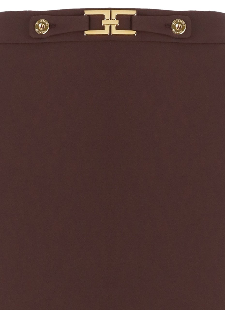 Elisabetta Franchi Skirts Bordeaux Rood