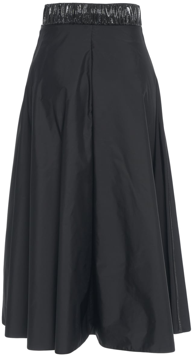 Elisabetta Franchi Gonna midi con cintura Zwart