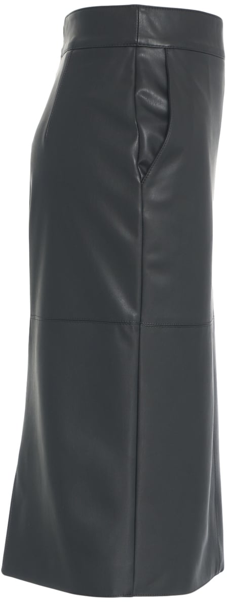 Elisabetta Franchi Gonna a matita in ecopelle Zwart
